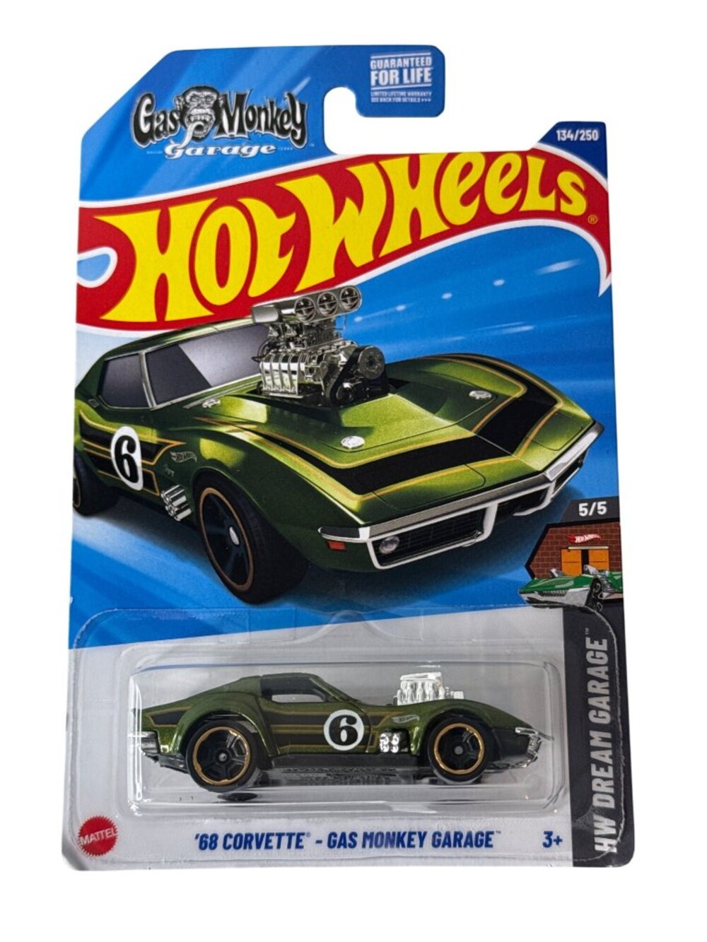 2024 Hot Wheels 68 Corvette Gas Monkey Garage HW Dream Garage NOC